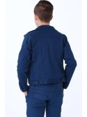 Marineblaue Jacke für Jungen NDZ51600 – Online-Shop – Boutique